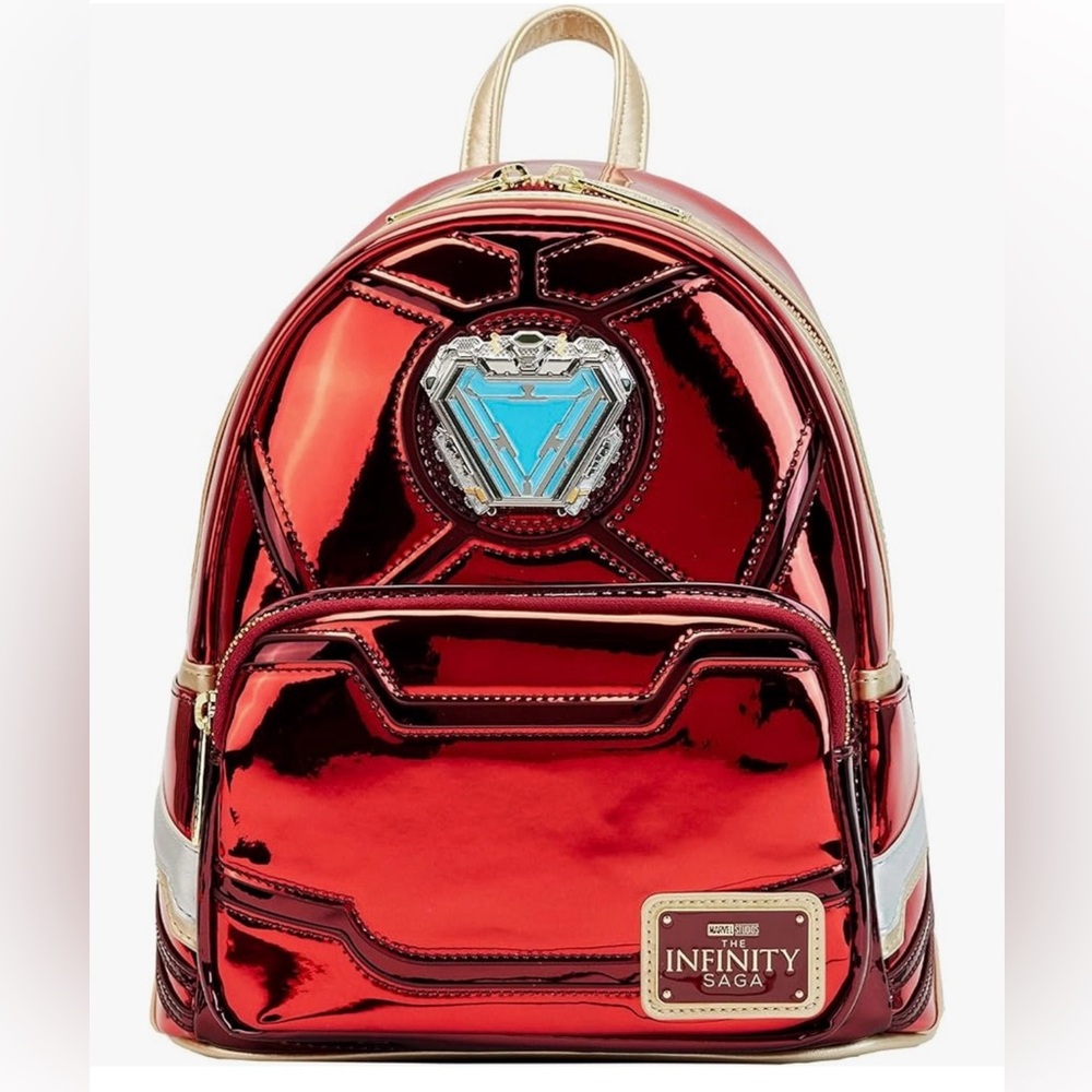 Loungefly Marvel Iron Man 15th Anniversary Mini Backpack NWT